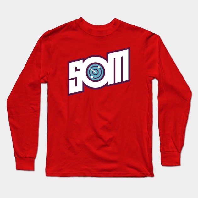 SOM 2.0 WHITE RADAR Long Sleeve T-Shirt by Spawn On Me Podcast